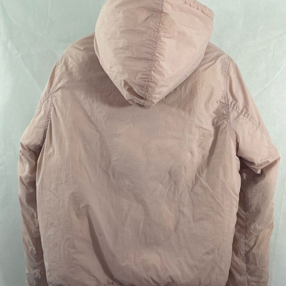 Arizona Jean Co women’s large winter coat pink hooded zip and snap‎ - Picture 3 of 8
